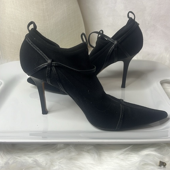 GUCCI VINTAGE SCUBA STRETCH STRAPPY ANKLET BOOTIES - Picture 8 of 11